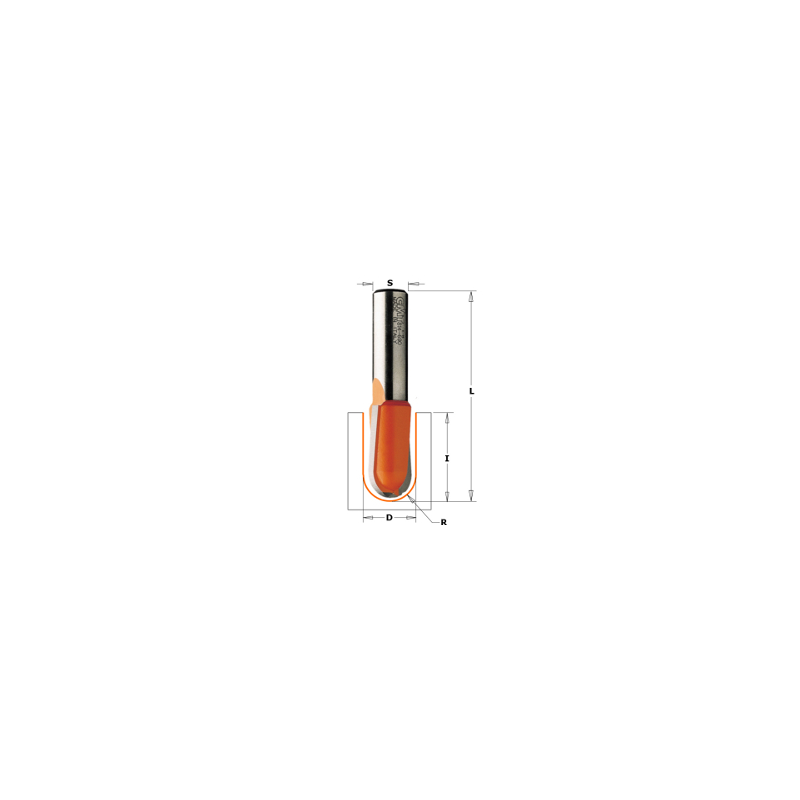 Fraise Double Convexe CMT 937.955.11 - Rayon Hm, Pour Travail Du Bois Professionnel (diamètre 50.8 Mm)