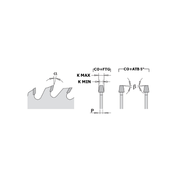 INCISOR FIJO  80x3.1-3.6/2.2x20 Z:12 CÓNICO