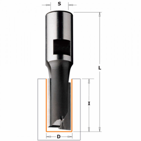 FRESA PARA ELECTROFRESADORA  Z2 HM D:6x14 S:M10 DX