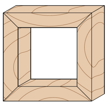 CABEZAL POR BISELAR A 45° D: 150X50X30