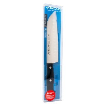 CUCHILLO SANTOKU UNIVERSAL NEGRO