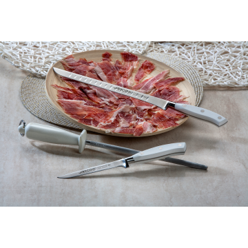 CUCHILLO JAMONERO RIVIERA BLANC